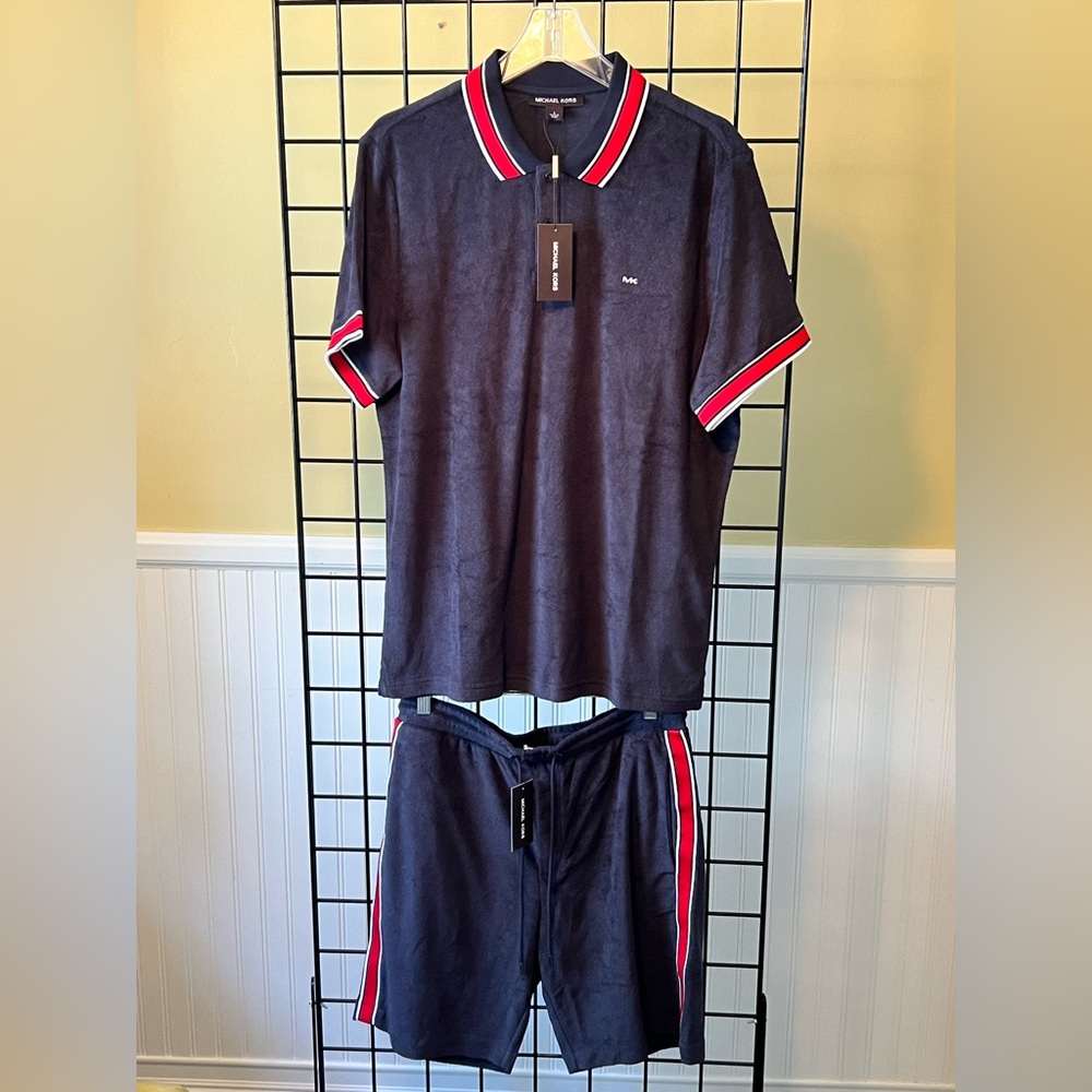 Michael Kors Mens 2piece terry lounge set!